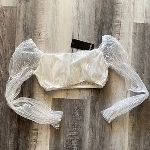 Nasty Gal Long sleeve crop